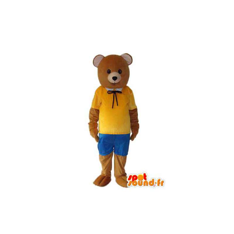 Mascotte d'ours marron en peluche - Déguisement d'ours - MASFR004288 - Mascotte d'ours