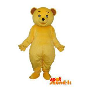 Teddy bear mascot solid yellow - Bear Costume - MASFR004292 - Bear mascot