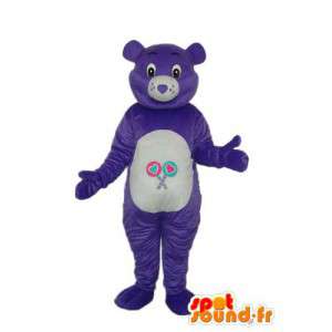 Disguise teddy bear blue white  - MASFR004300 - Bear mascot