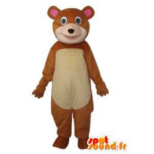 Disfraz de los osos marrones y beige - la mascota del oso - MASFR004309 - Oso mascota