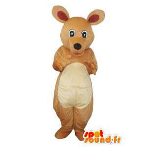 Brown Dog Mascot Pehmo - Bear Suit - MASFR004320 - koira Maskotteja