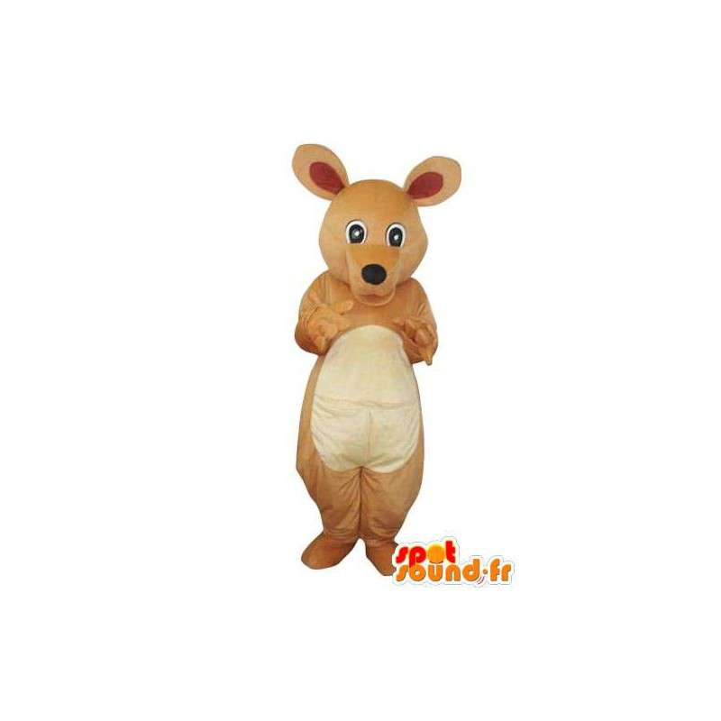 Brown Dog Mascot Pehmo - Bear Suit - MASFR004320 - koira Maskotteja