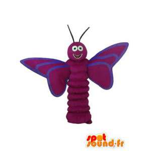 Röd trollsländmaskot - Dragonfly-kostym - Spotsound maskot