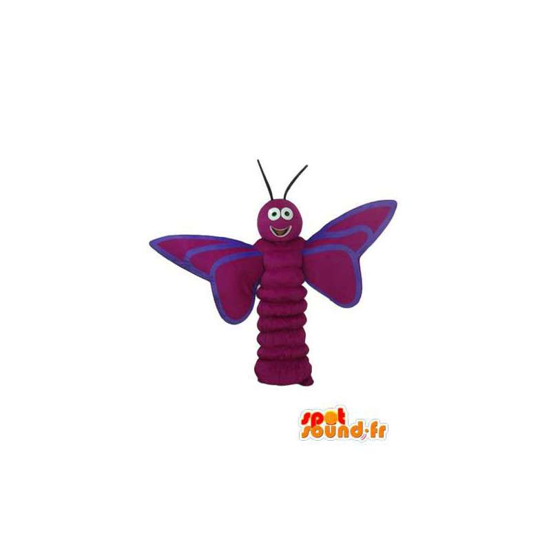 Rød dragonfly maskot - Dragonfly kostume - Spotsound maskot