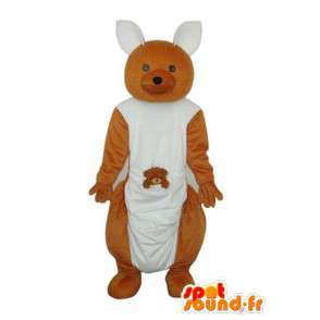 Mascot polar bear and brown teddy - bear costume - MASFR004322 - Bear mascot