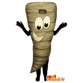 Costume representerer en gulrot - Disguise flere størrelser - MASFR004368 - vegetabilsk Mascot