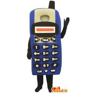 携帯電話を表す変装-MASFR004370-電話のマスコット
