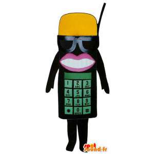 アラブの電話を表すコスチューム-カスタマイズ可能-MASFR004375-電話のマスコット