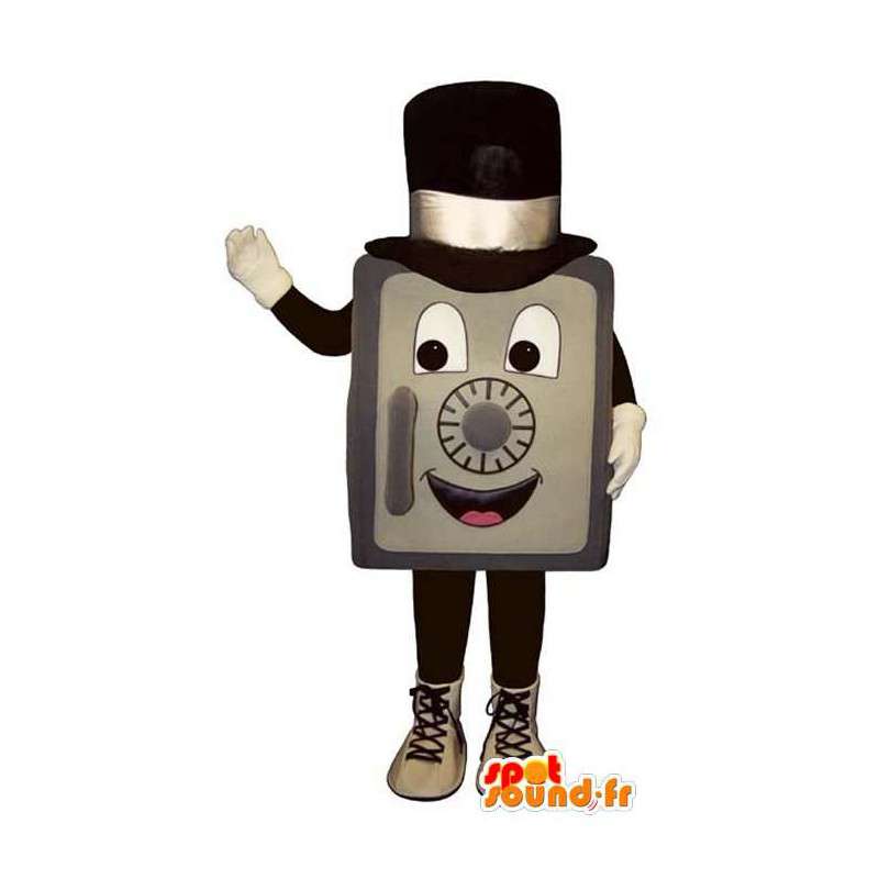 Mascot av en safe - flere størrelser Disguise - MASFR004382 - Maskoter gjenstander