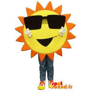 Maskot představující slunce - přizpůsobitelný - MASFR004383 - Neutajované Maskoti