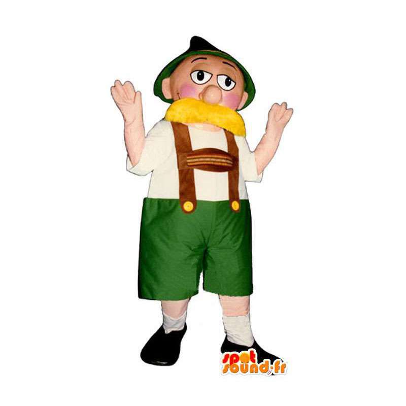 Bauernkostüm - Kostüm Bauer - MASFR004389 - Menschliche Maskottchen Bauernkostüm - Kostüm Bauer - MASFR004389 - Menschliche Maskottchen