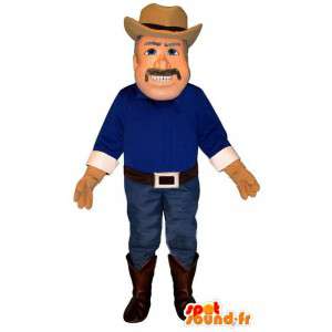 Traje de um cowboy - traje de um cowboy - MASFR004390 - Mascotes homem