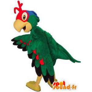 Mascota de aves multicolores. Traje de pájaro de colores - MASFR004492 - Mascota de aves