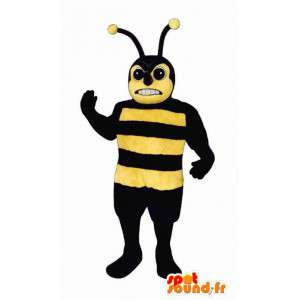 Mascot gelbe und schwarze Wespe. Kostüm Wespe - MASFR004533 - Maskottchen Insekt