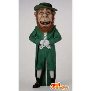 Irlandese leprechaun mascotte verde e bianco - MASFR004538 - Mascotte di Natale