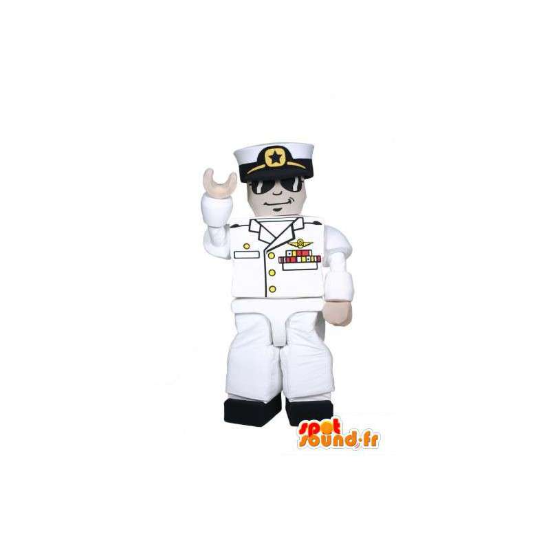 Mascotte de Playmobil pilote d'avion. Costume de Playmobil - MASFR004549 - Mascottes Personnages célèbres