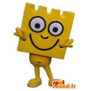 Maskot gigantiske gule lego. Costume lego - Berømte karakterer maskoter - MASFR004561 - SpotSound.fr