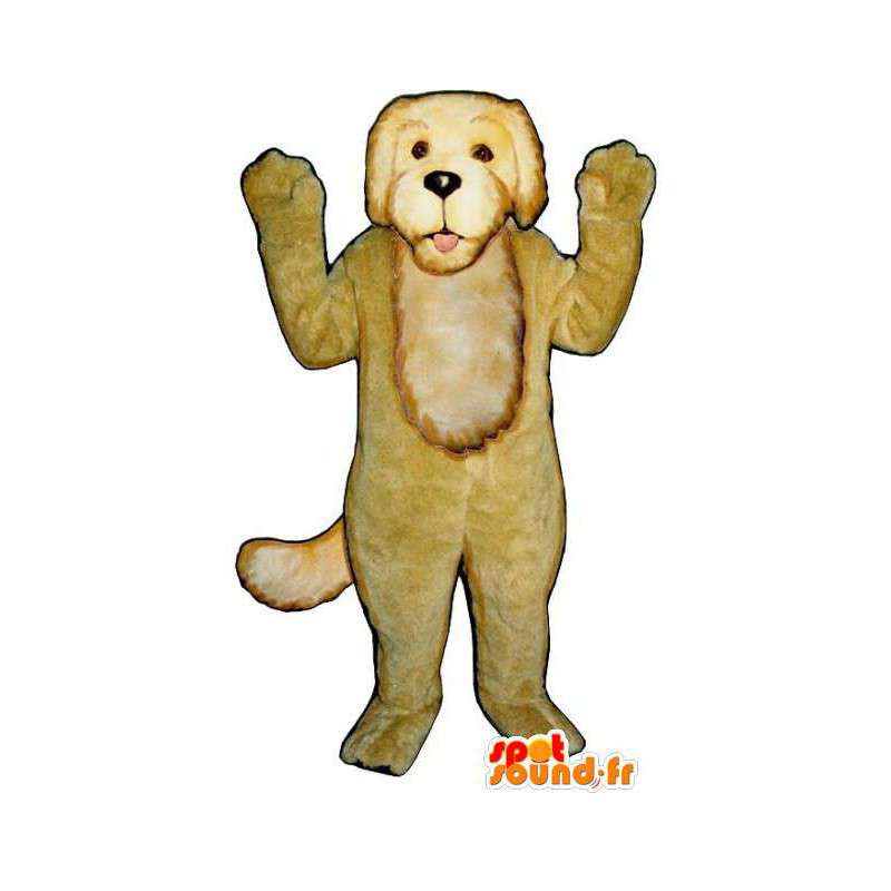 Brun hund maskot. Dog Costume - MASFR004598 - Dog Maskoter