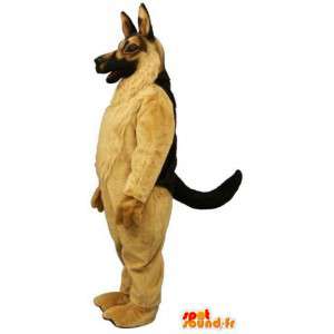 German shepherd mascot very realistic. Dog costume - MASFR004602 - Dog mascots