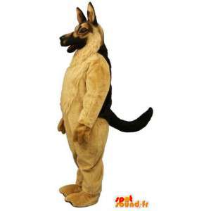Maskottchen-Schäferhund sehr realistisch. Hundekostüm - MASFR004602 - Hund-Maskottchen