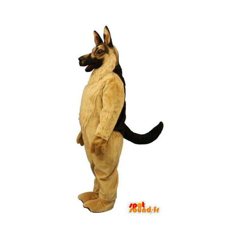 非常にリアルなジャーマンシェパードのマスコット。犬のコスチューム-MASFR004602-犬のマスコット