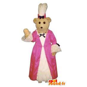 Oso de la mascota del vestido con el traje tradicional bretona - MASFR004620 - Oso mascota