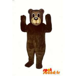Pelúcia gigante da mascote do urso. Fantasia de urso - MASFR004640 - mascote do urso