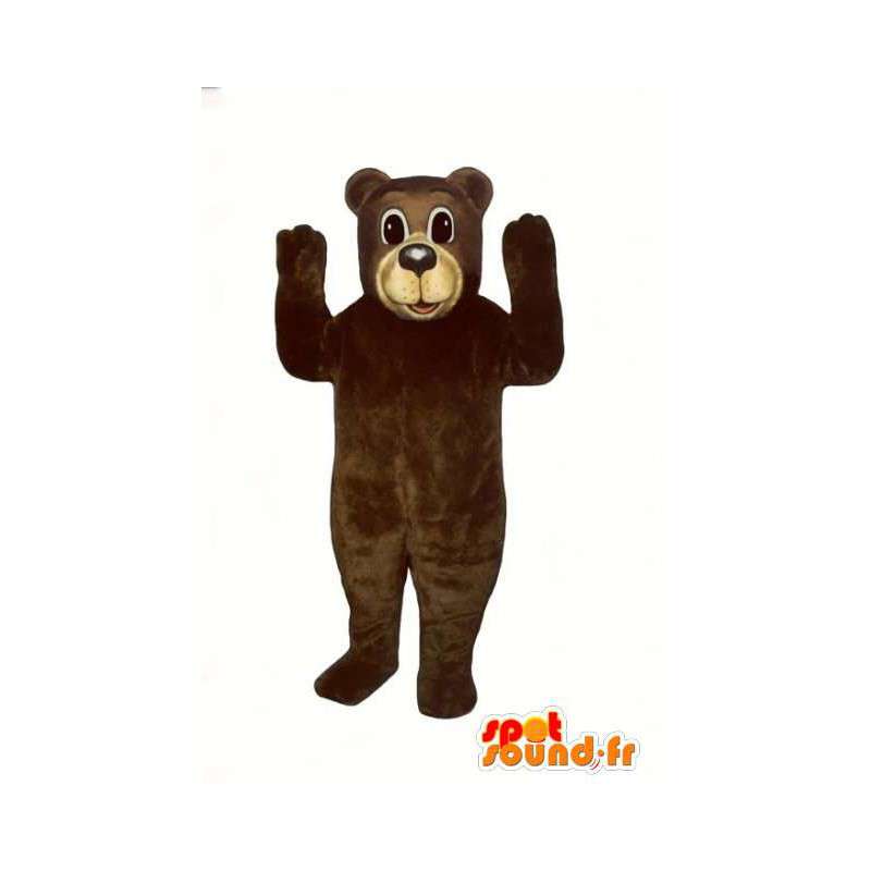 Giant bear mascot plush. Bear costume - MASFR004640 - Bear mascot
