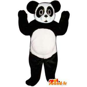 Mascotte de panda noir et blanc. Déguisement de panda - MASFR004647 - Mascotte de pandas
