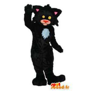 Μαύρη γάτα μασκότ. κοστούμι γάτα - Προσαρμόσιμα - MASFR004648 - Γάτα Μασκότ