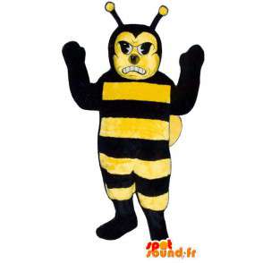 Veps maskot, gul og svart bee. Bee Costume - Bee maskoter - MASFR004655 - SpotSound.fr