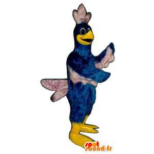 Mascotte d'oiseau bleu et blanc géant. Costume d'oiseau - MASFR004666 - Mascotte d'oiseaux