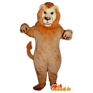 Ripiene mascotte leone. Lion costume - MASFR004677 - Mascotte Leone