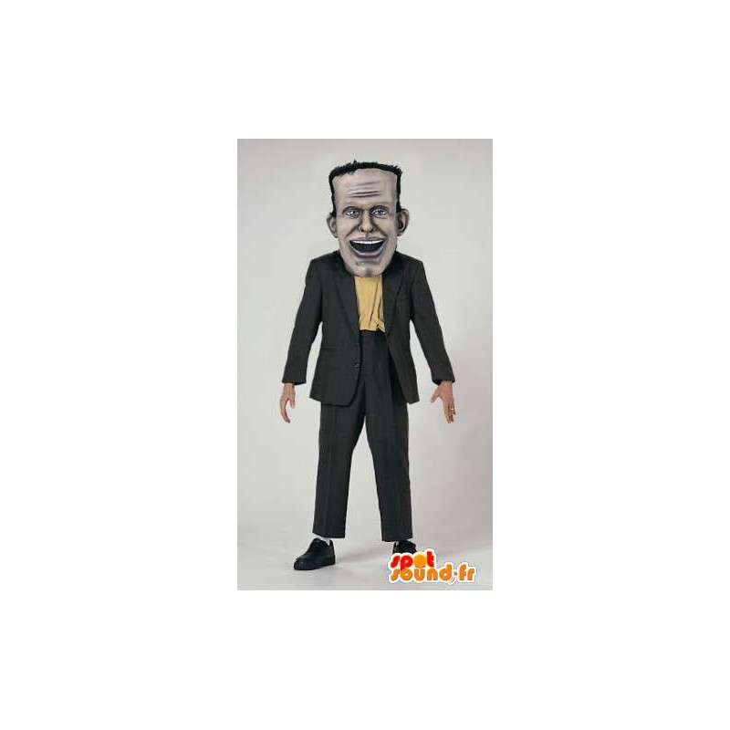 Frankenstein traje de la mascota negro. Frankenstein - MASFR004701 - Mascotas animales desaparecidas