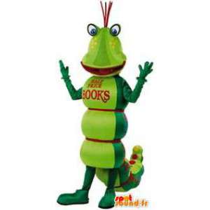 Mascot grüne Raupe. Caterpillar Kostüm - MASFR004741 - Maskottchen Insekt
