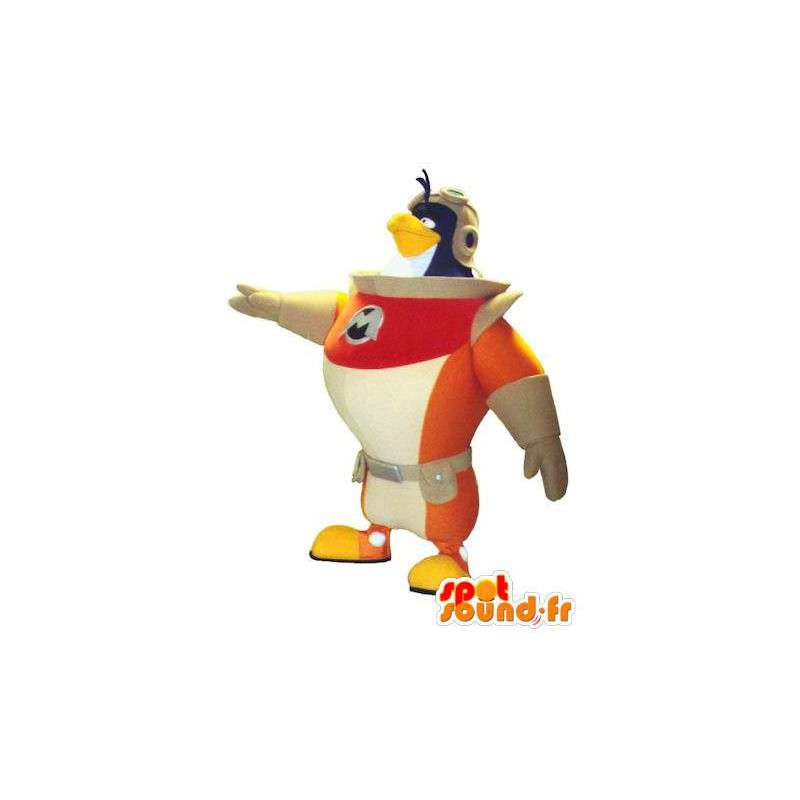 Bird mascotte astronaut. Penguin Costume kosmonaut - Mascotte vogel - MASFR004763 - SpotSound.fr