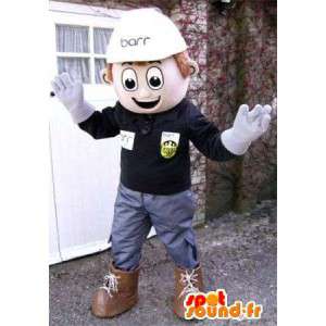 Mascotte d'ouvrier, d'homme des chantiers - MASFR004798 - Mascottes Homme