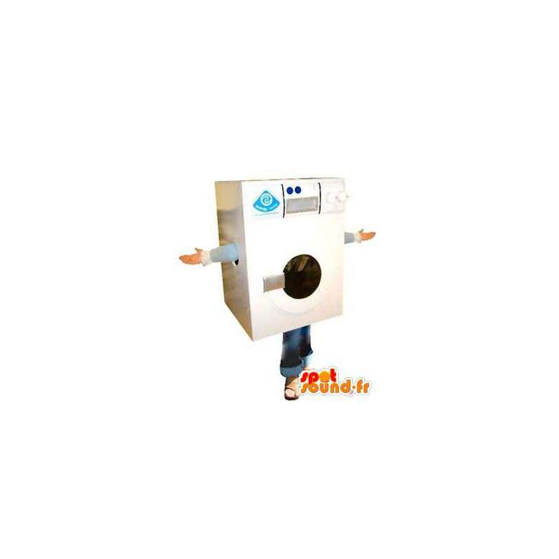 Mascot förmigen Waschmaschine weiße Riese - MASFR004842 - Maskottchen von Objekten