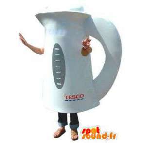 Mascot shaped kettle white giant - MASFR004849 - Mascots of objects