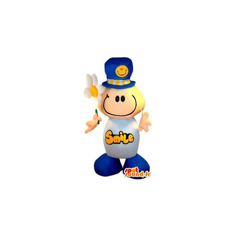 Boy Mascot, grijnzend - Aanpasbare maten - MASFR004866 - Mascottes Boys and Girls