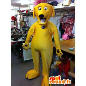 Tudo mascote do cão amarelo. Costume Cão Amarelo - MASFR004888 - Mascotes cão