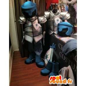Knight rustning maskot. Armor Suit - MASFR004897 - Maskoter Knights