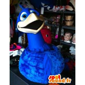 Mascotte d'oiseau géant bleu. Costume d'oiseau - MASFR004907 - Mascotte d'oiseaux