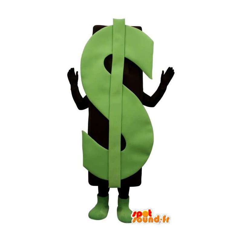 Mascot representerer dollartegn - MASFR004927 - Maskoter gjenstander