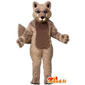 Wolf κοστούμι - Λύκος μασκότ βελούδου - MASFR004932 - Wolf Μασκότ