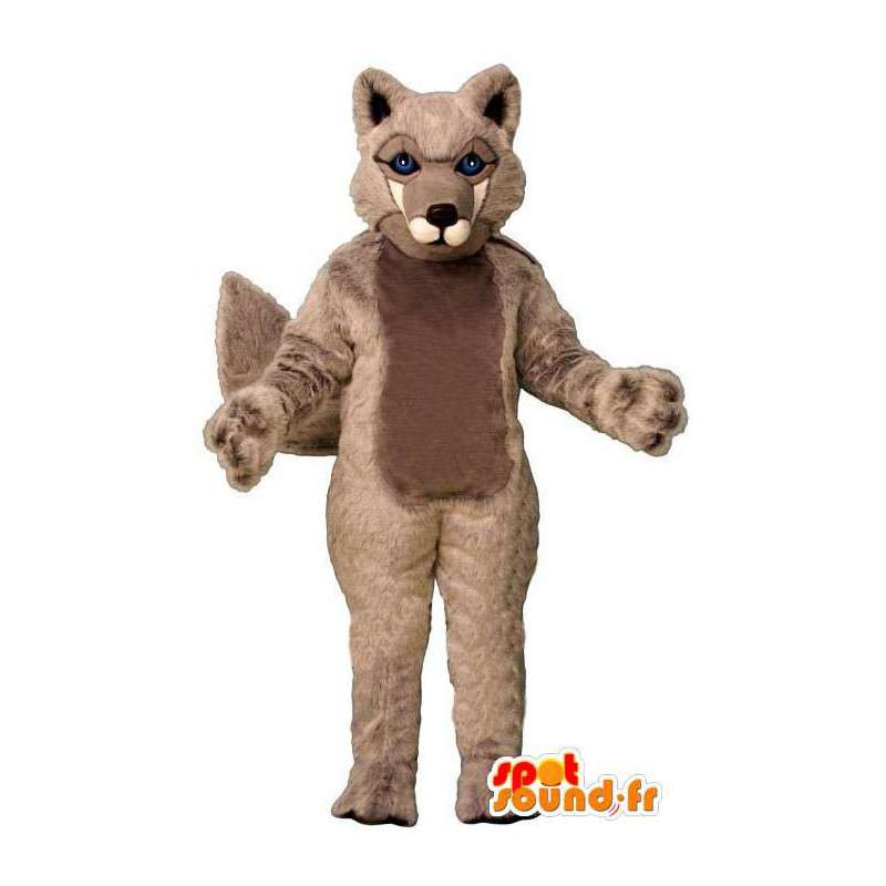 Wolf-Kostüm - Wolf-Maskottchen Plüsch - MASFR004932 - Maskottchen-Wolf