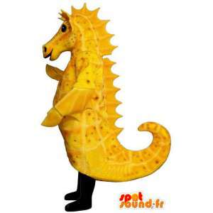 Keltainen Seahorse Costume - keltainen merihevosia puku - MASFR004938 - Maskotteja meressä