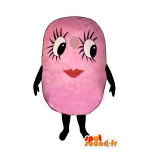 Goma traje rosa-Traje ya masticado chicle - MASFR004948 - Mascotas de comida rápida