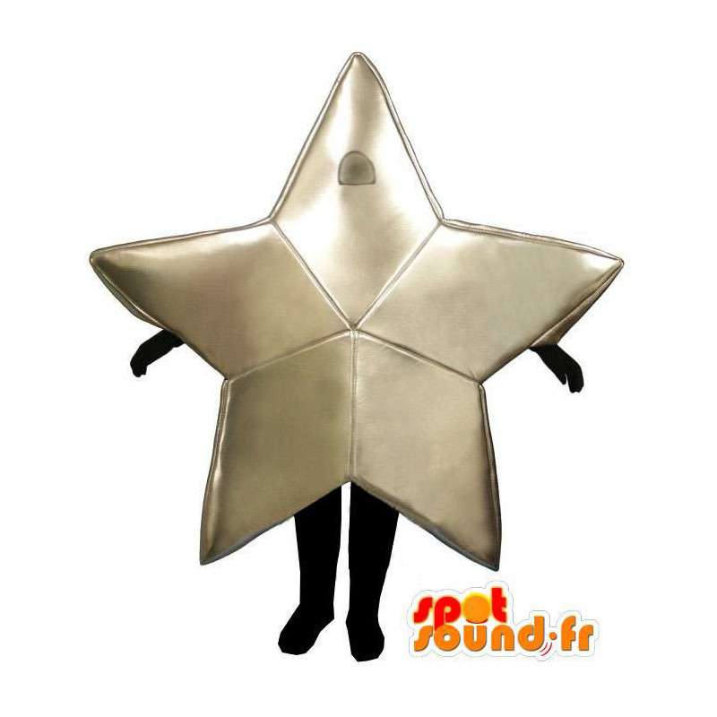 Mascot representando uma estrela de cinco pontas - MASFR004950 - Mascotes não classificados