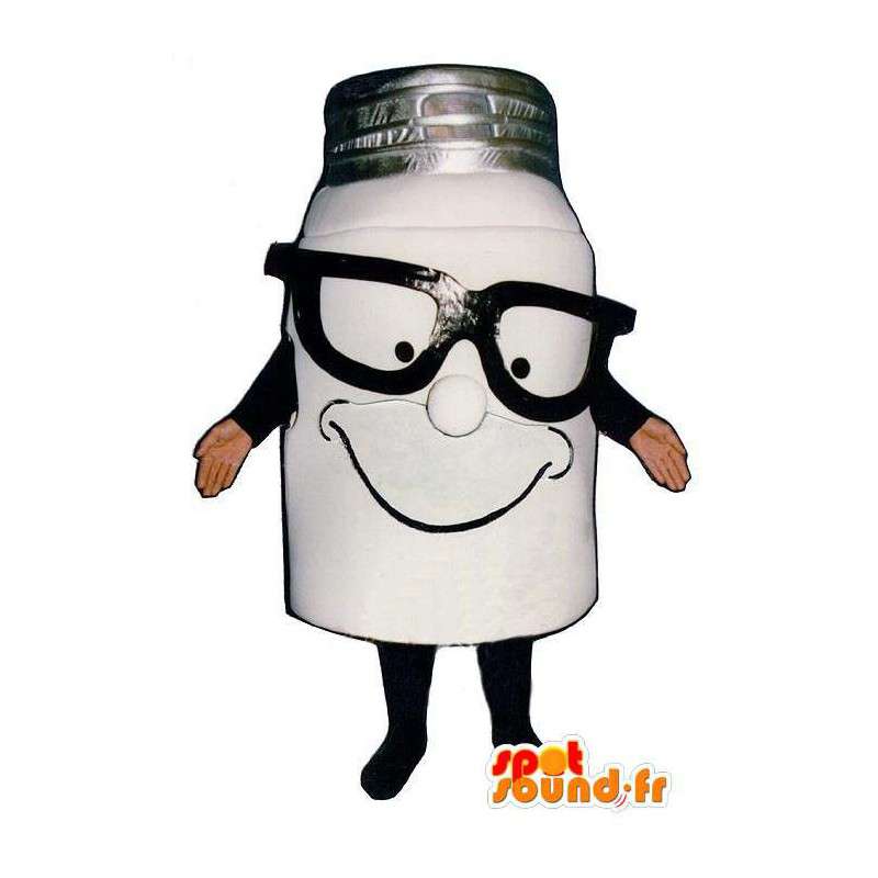 Förklädnad av en mjölkflaska - flaskdräkt - Spotsound maskot